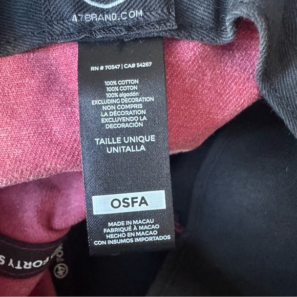 ’47 Brand South Carolina Gamecocks Hat Vintage Wash Razor Red OSFA Adjustable - Picture 5 of 6